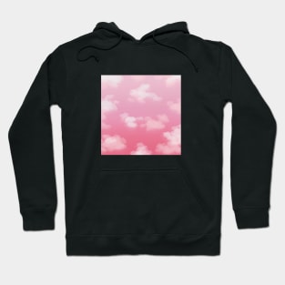 Beautiful Pink Sky with Clouds Hoodie